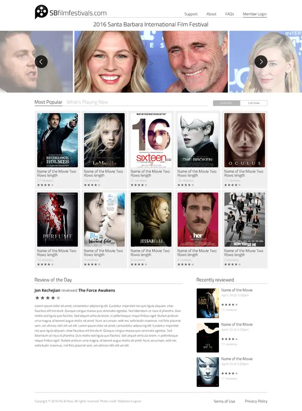 New Site Launched - sbfilmfestivals.com